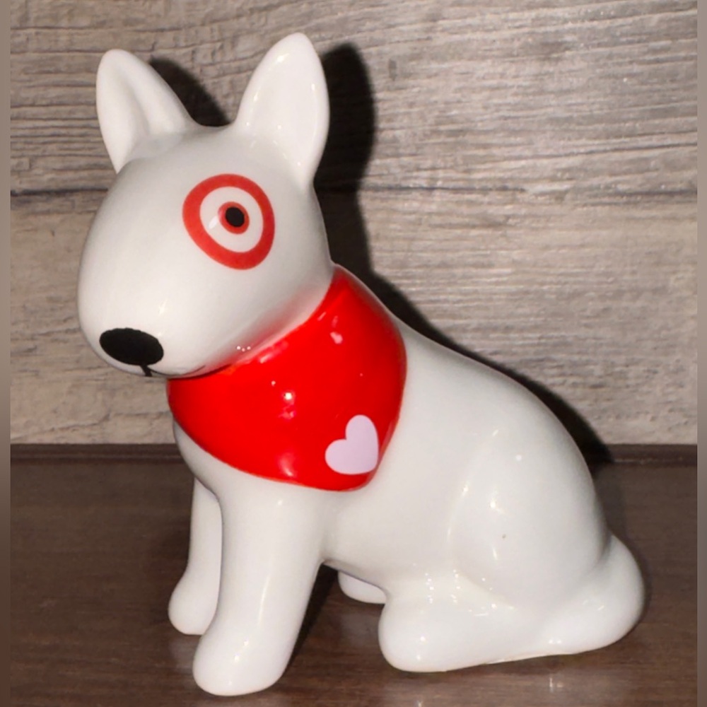 Super Cute Valentine's Day Ceramic Target Bullseye Dog Figure Spritz 2025